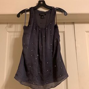 White House Black Market, XXS, Grey Top